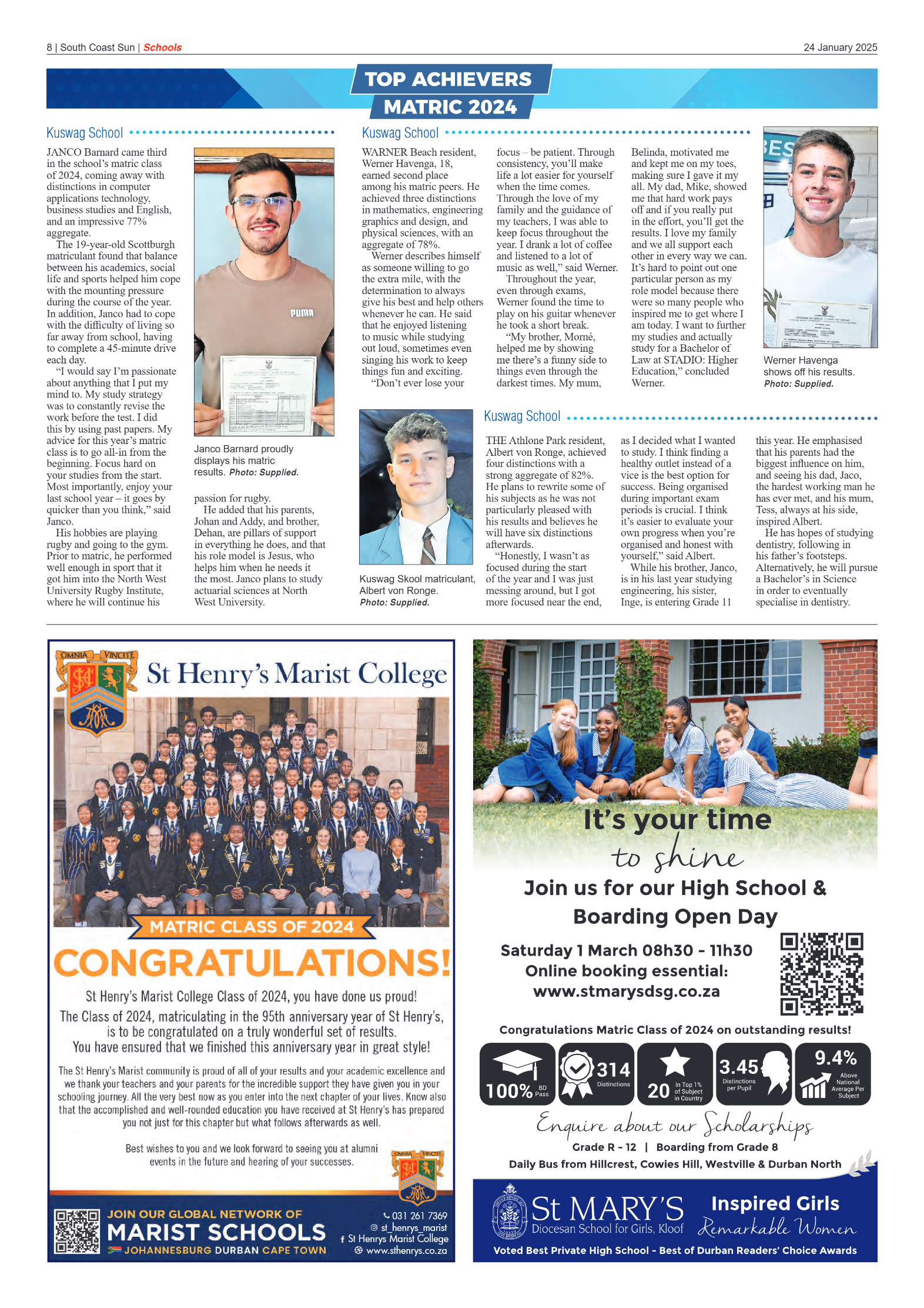 South Coast Sun 24 January 2025 page 8