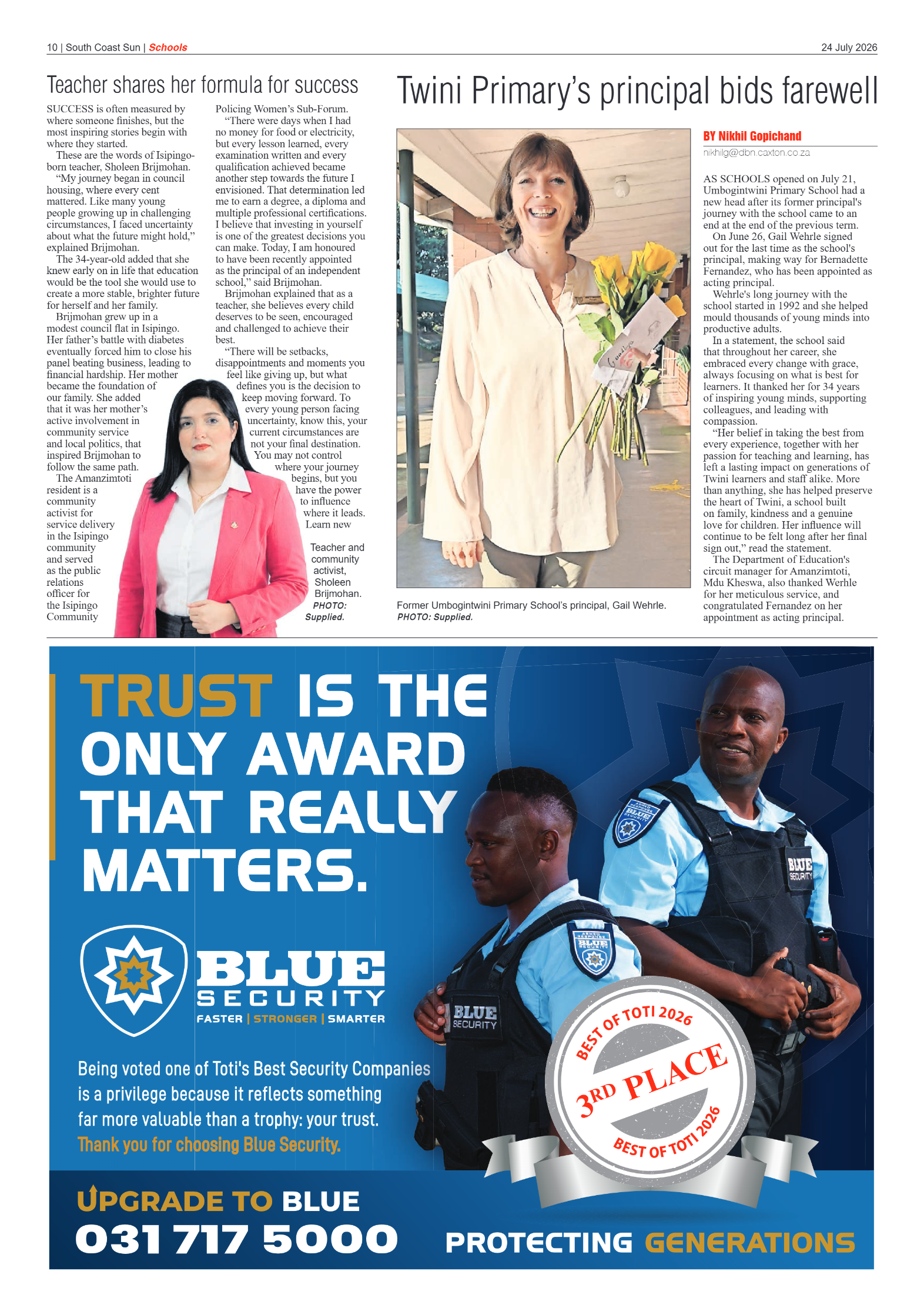 South Coast Sun 24 July 2026 page 10