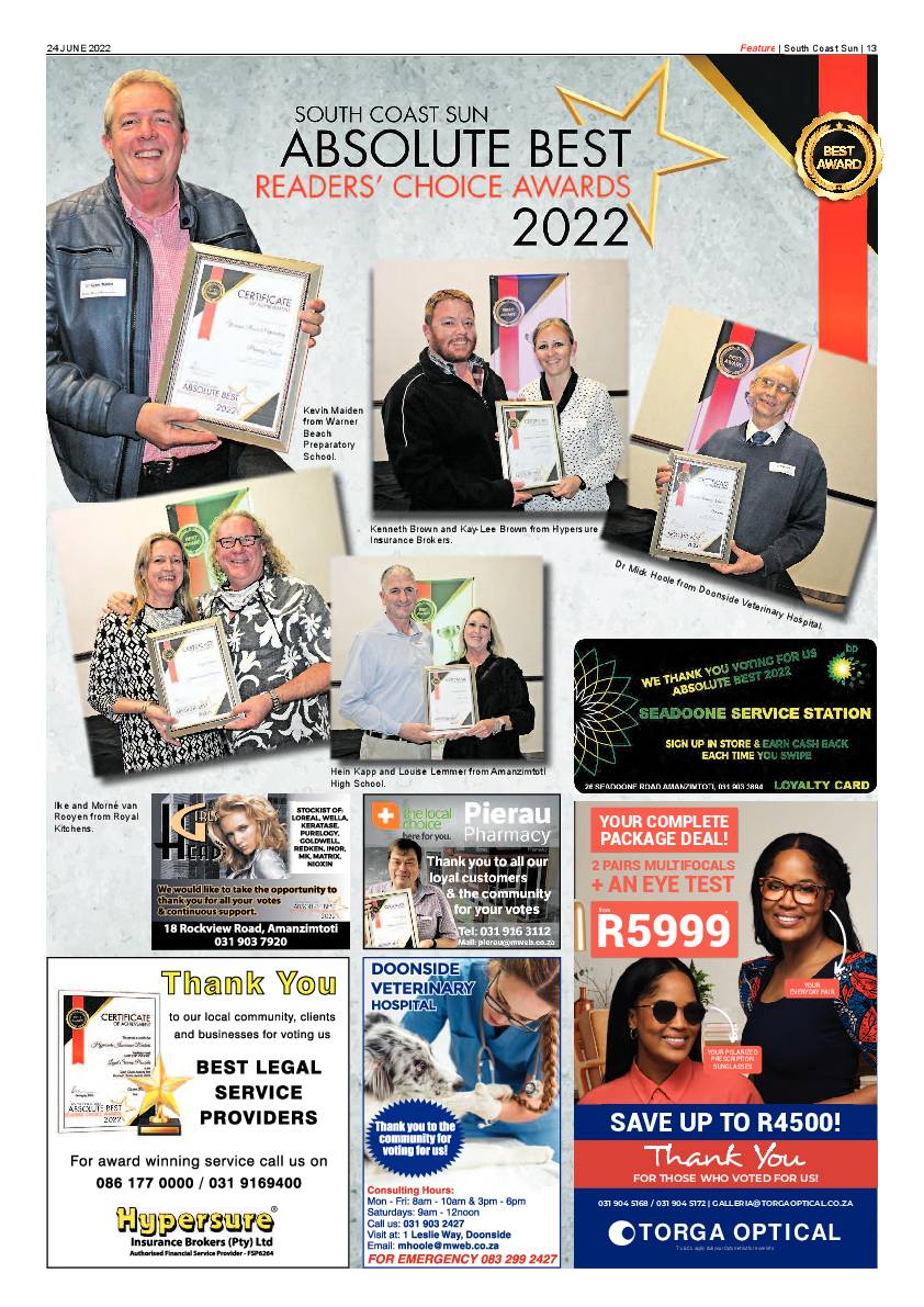 South Coast Sun 24 June 2022 page 13