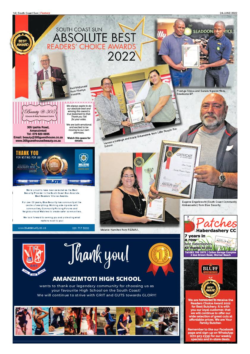 South Coast Sun 24 June 2022 page 14