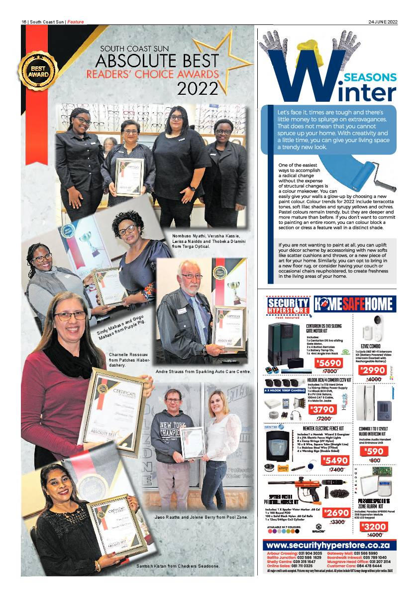 South Coast Sun 24 June 2022 page 16