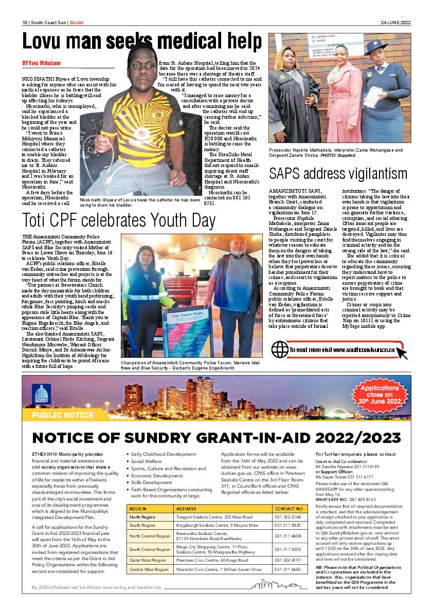 South Coast Sun 24 June 2022 page 18