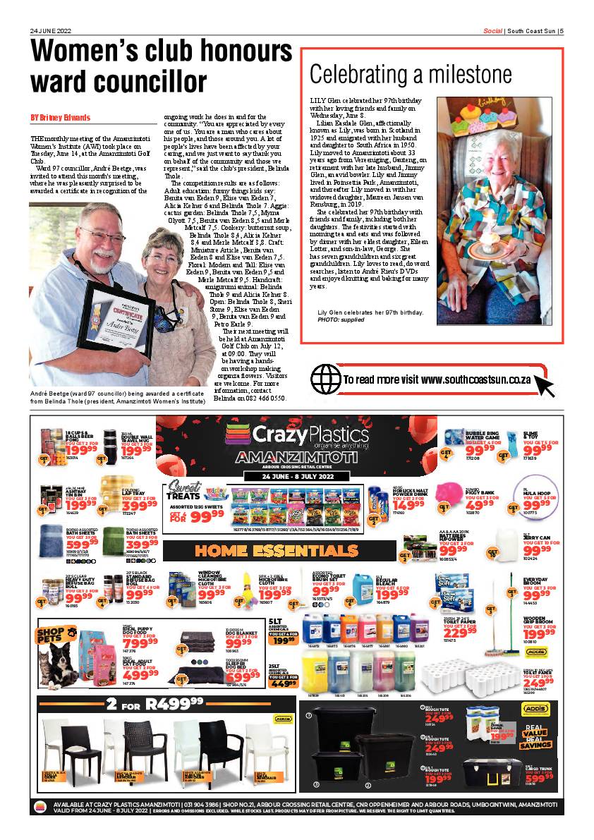 South Coast Sun 24 June 2022 page 5