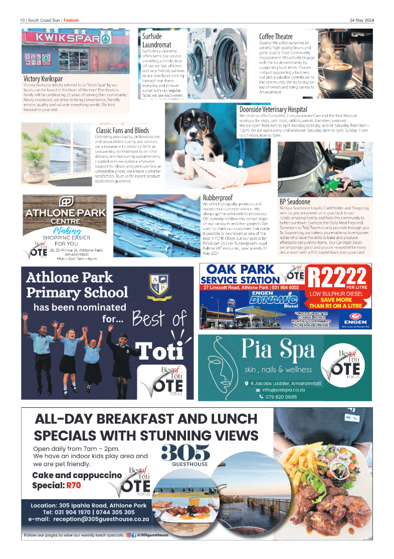 South Coast Sun 24 May 2024 page 10