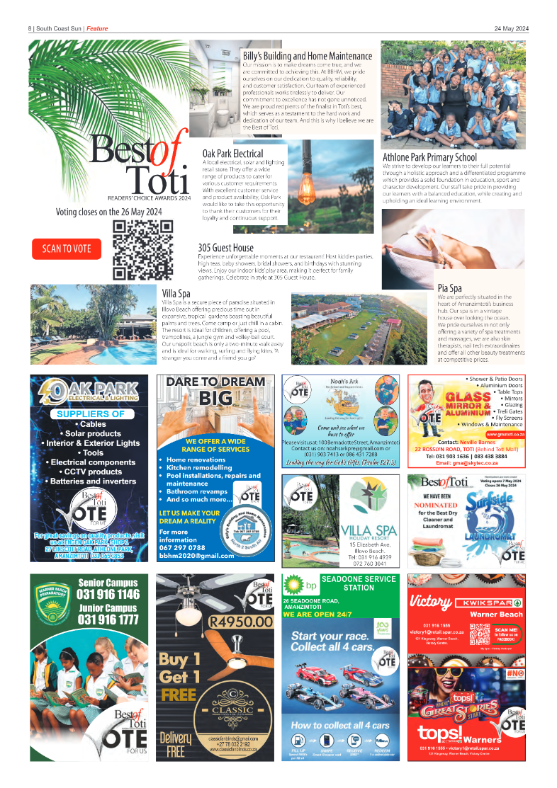 South Coast Sun 24 May 2024 page 8