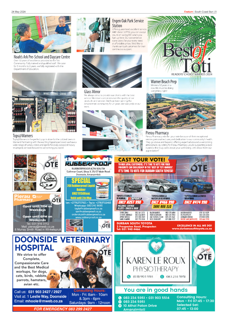 South Coast Sun 24 May 2024 page 9