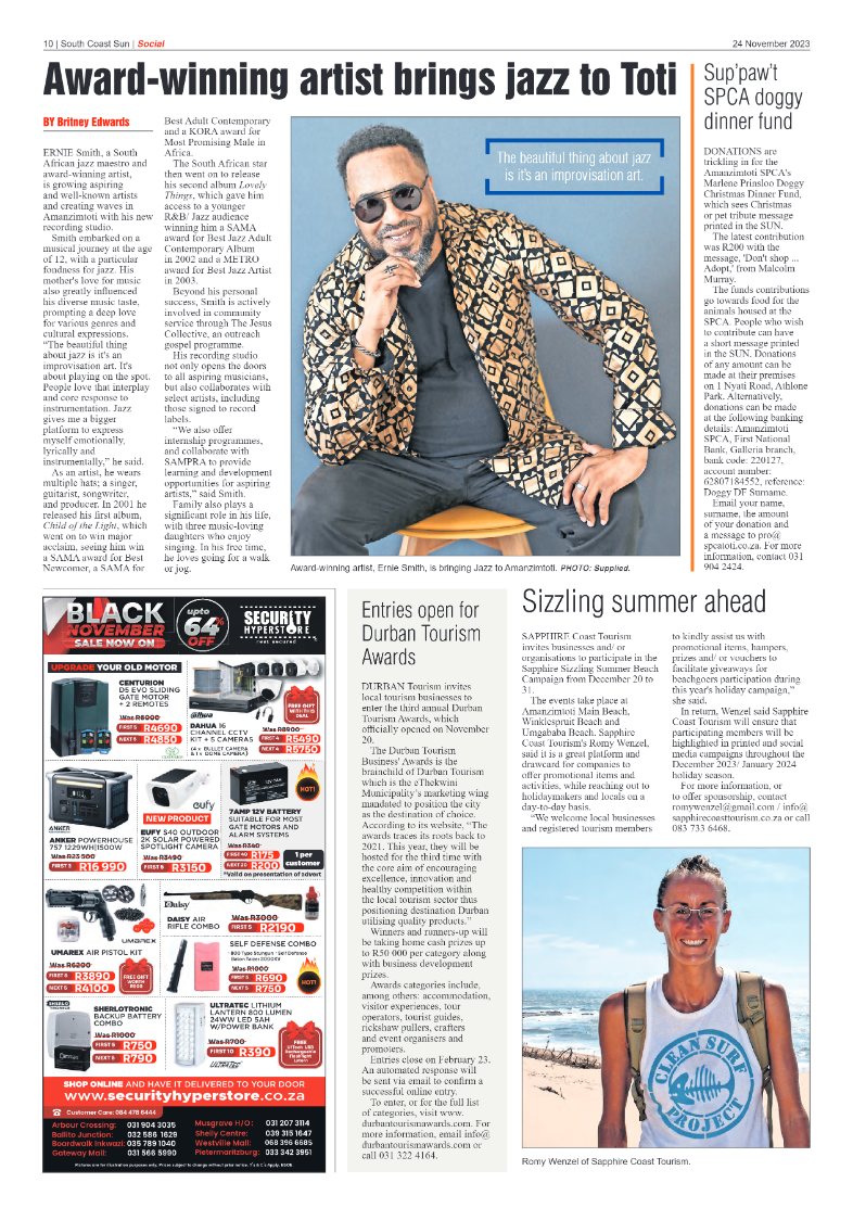 South Coast Sun 24 November 2023 page 10