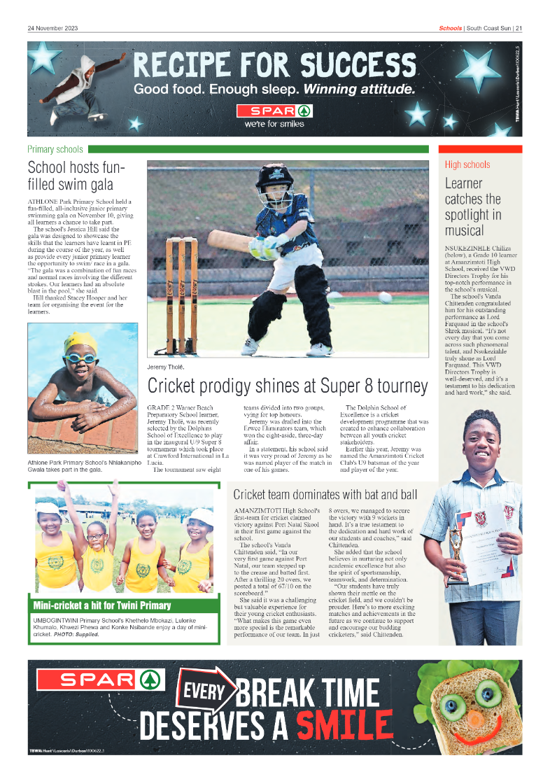 South Coast Sun 24 November 2023 page 21