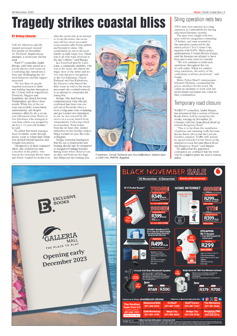 South Coast Sun 24 November 2023 page 3