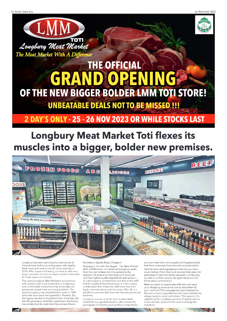 South Coast Sun 24 November 2023 page 6