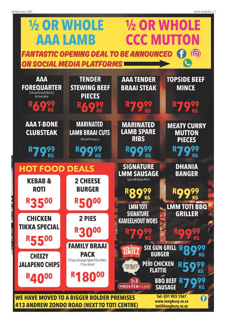 South Coast Sun 24 November 2023 page 7