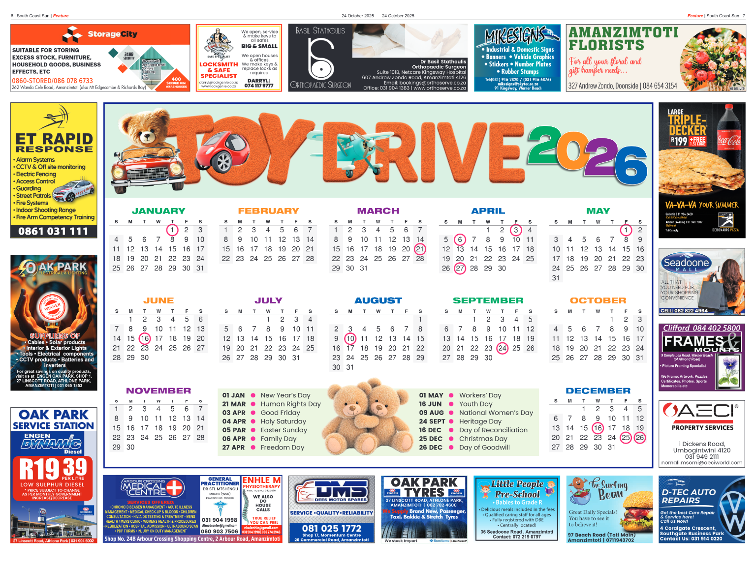 South Coast Sun 24 October 2025 page 6