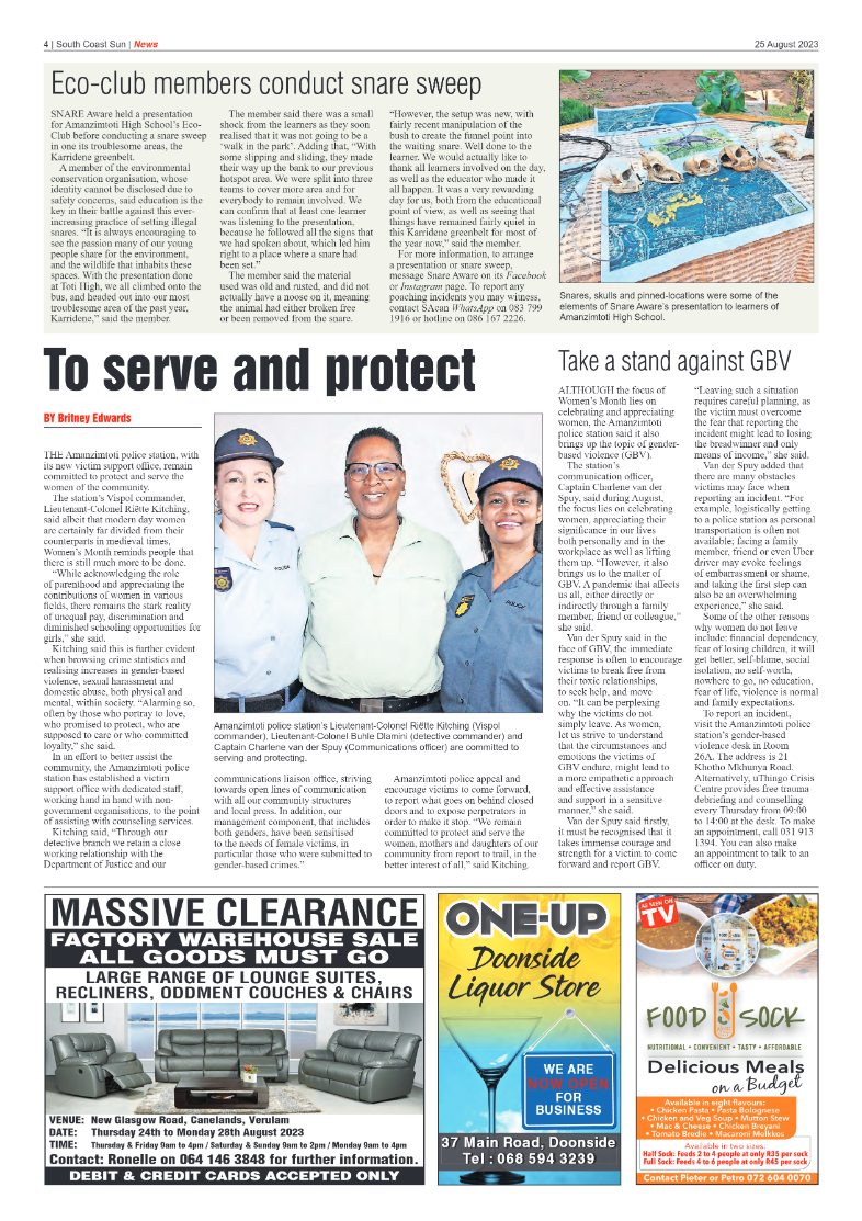 South Coast Sun 25 August 2023 page 4