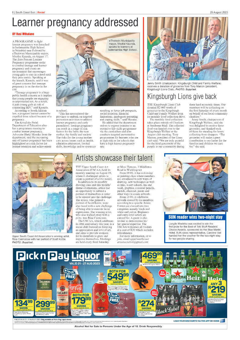 South Coast Sun 25 August 2023 page 6