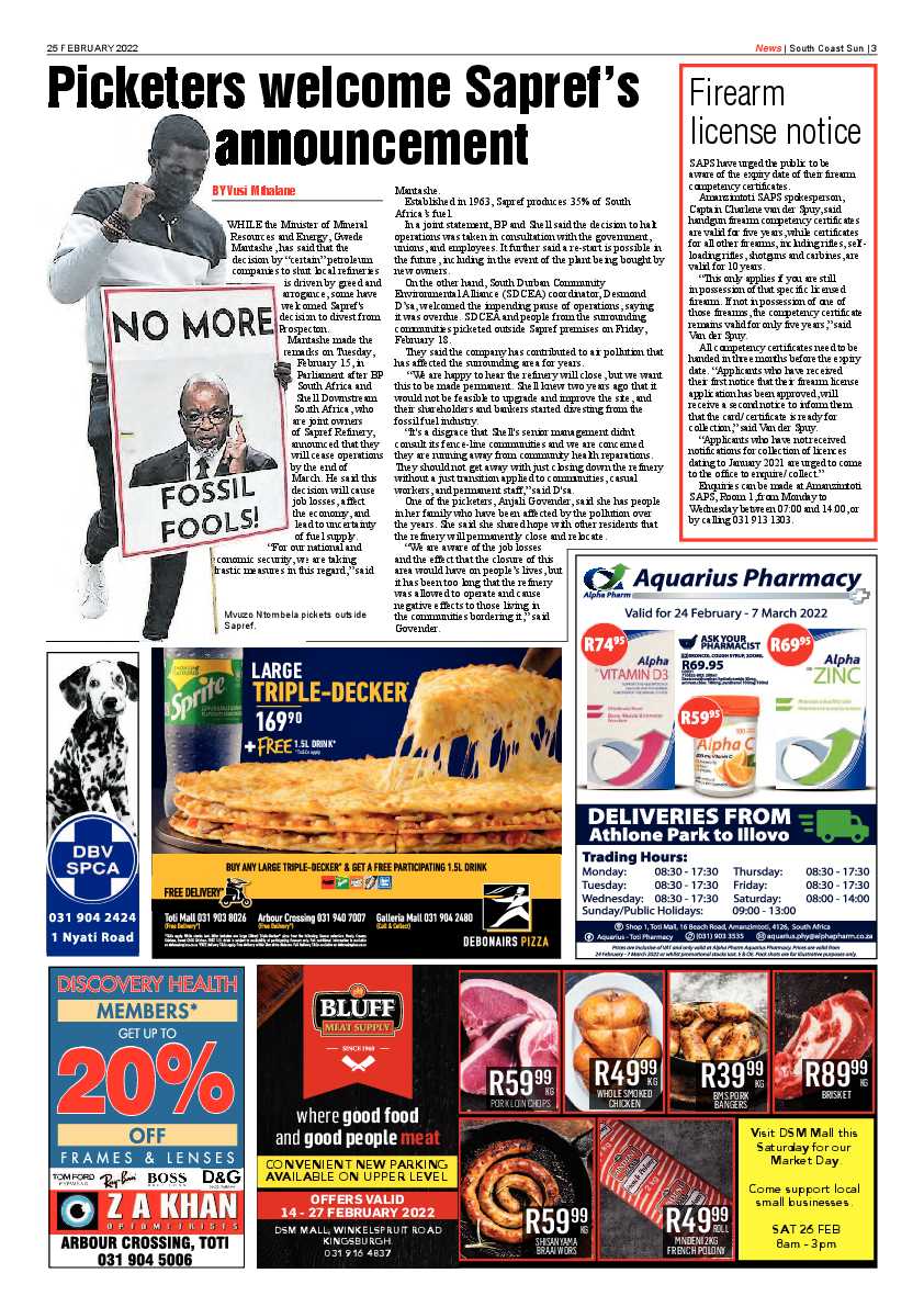 South Coast Sun 25 February 2022 page 3