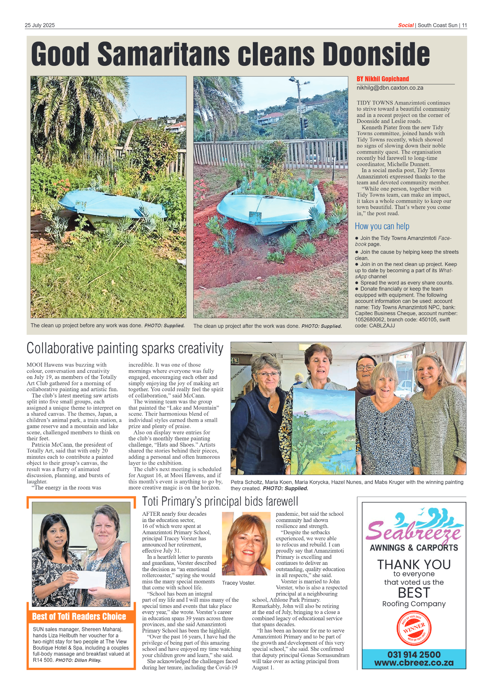 South Coast Sun 25 July 2025 page 11