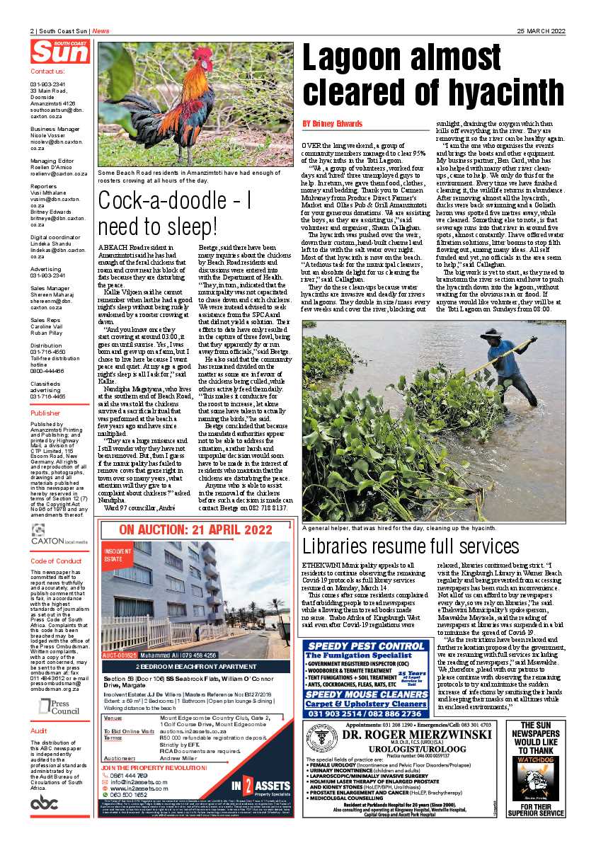 South Coast Sun 25 March 2022 page 2