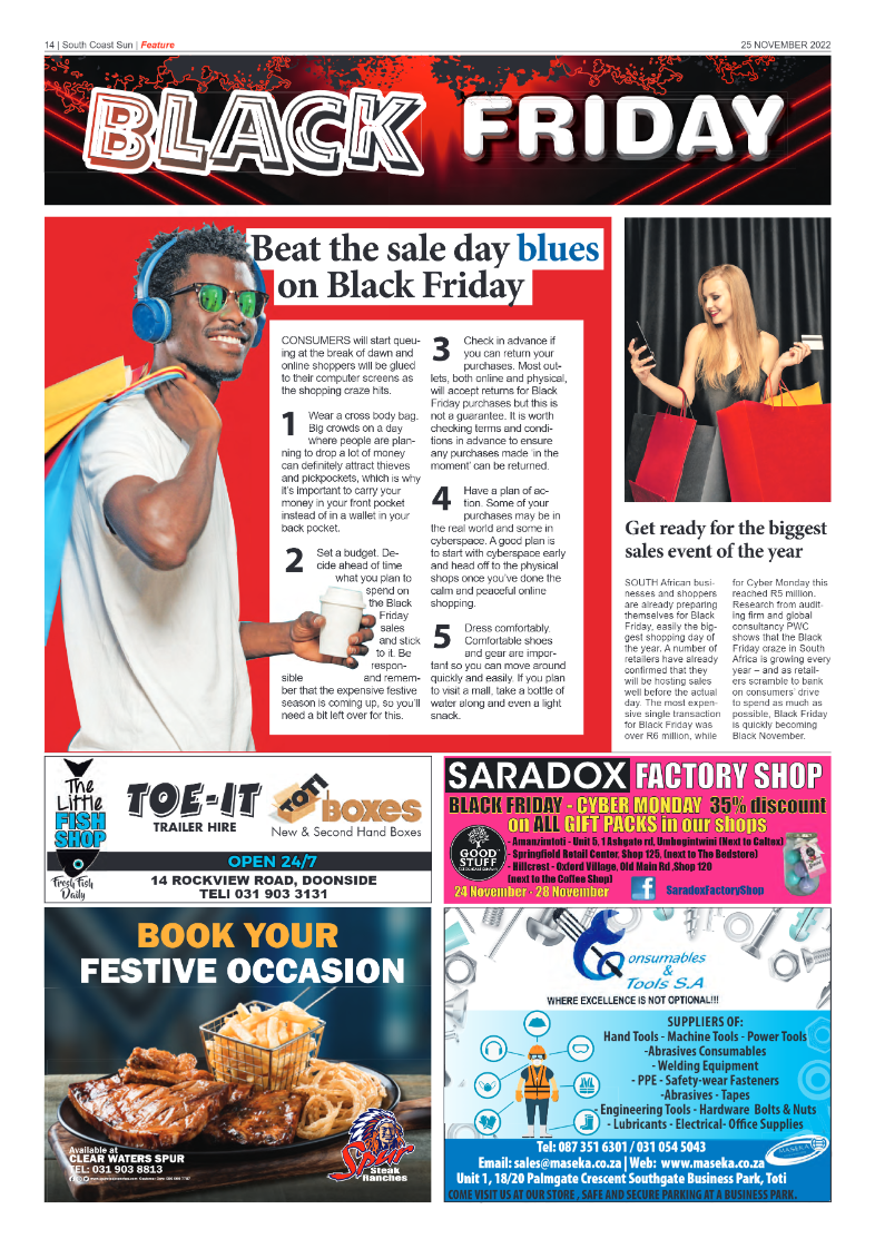 South Coast Sun 25 November 2022 page 12