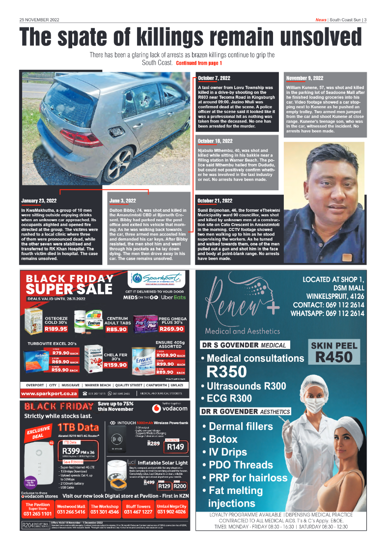 South Coast Sun 25 November 2022 page 3