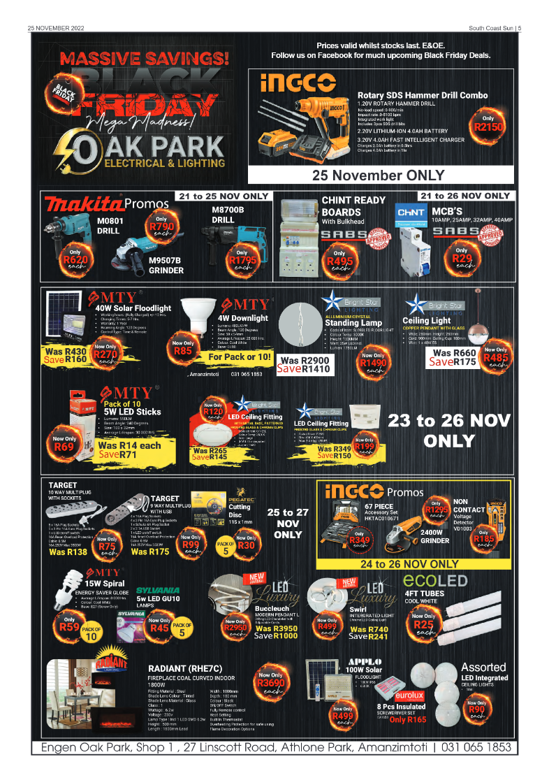 South Coast Sun 25 November 2022 page 5