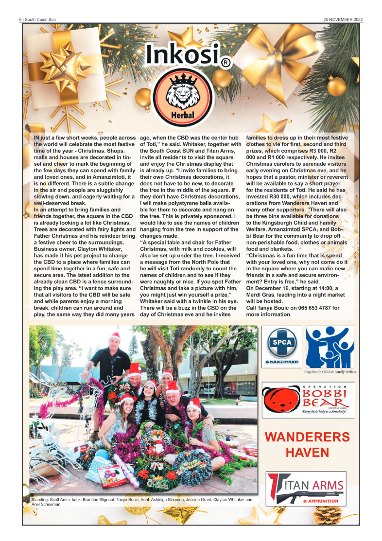 South Coast Sun 25 November 2022 page 6