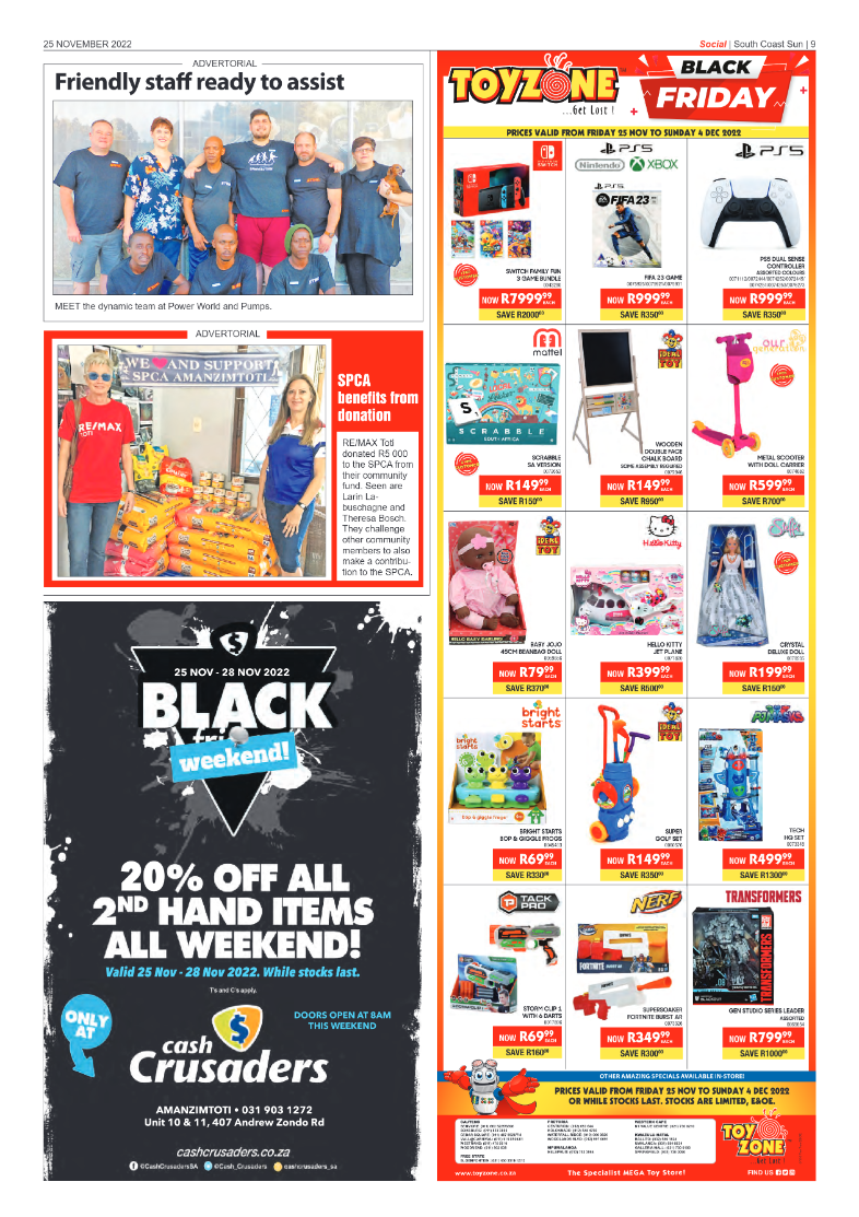 South Coast Sun 25 November 2022 page 9