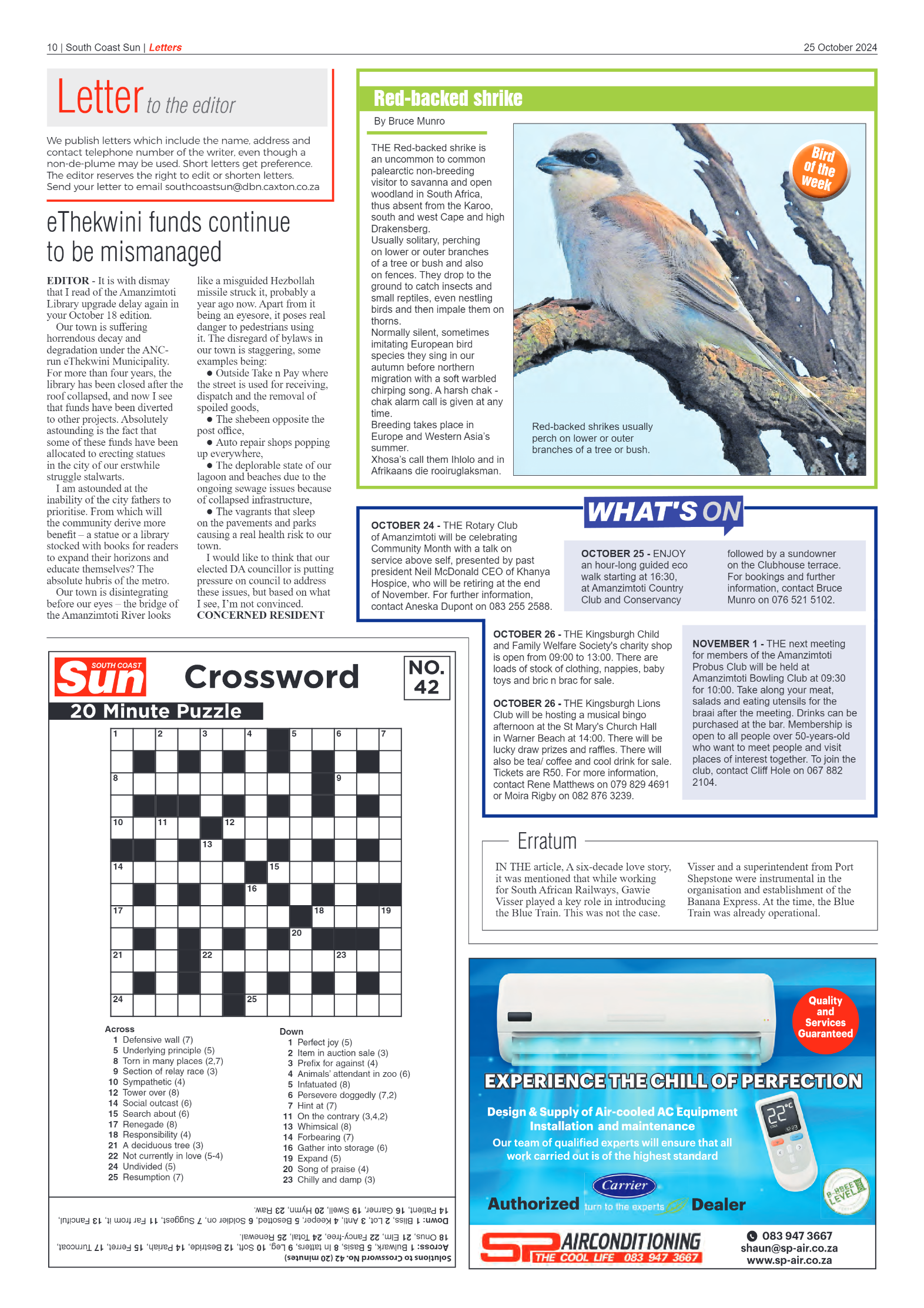 South Coast Sun 25 October 2024 page 10