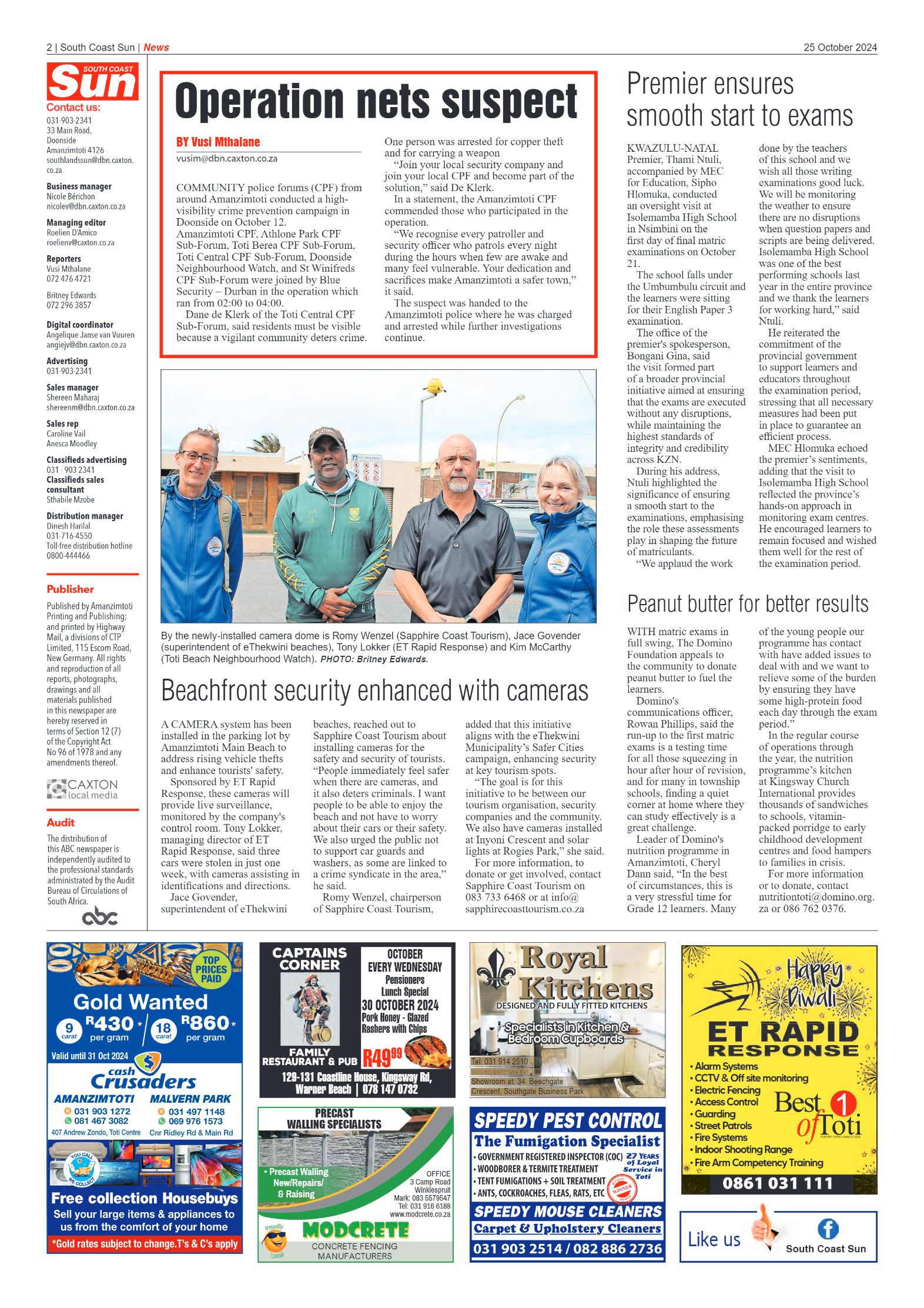 South Coast Sun 25 October 2024 page 2