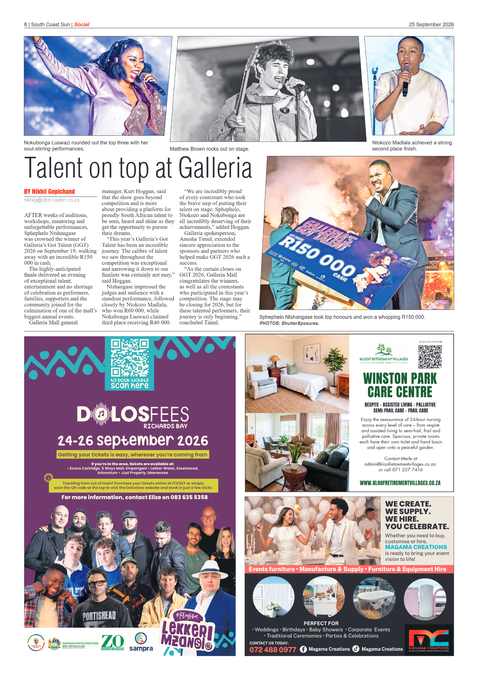 South Coast Sun 25 September 2026 page 8