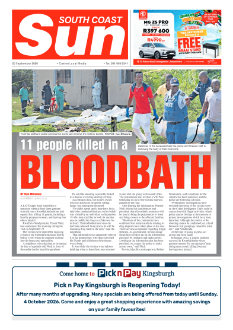 South Coast Sun 25 September 2026