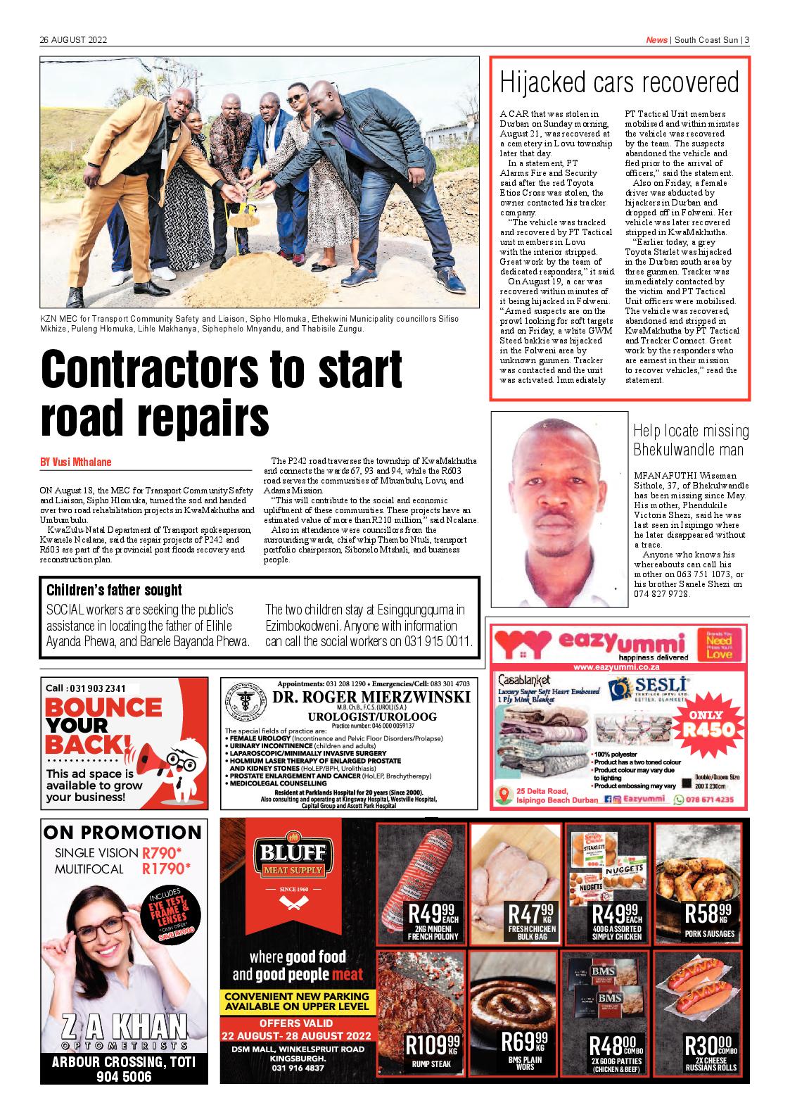 South Coast Sun 26 August 2022 page 3