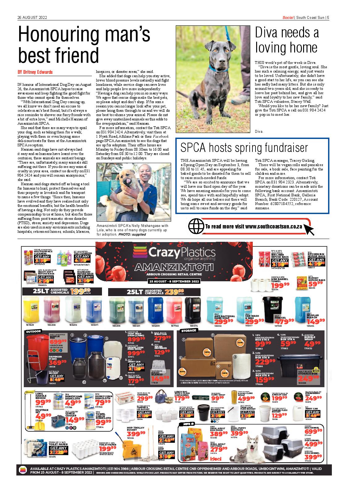 South Coast Sun 26 August 2022 page 5
