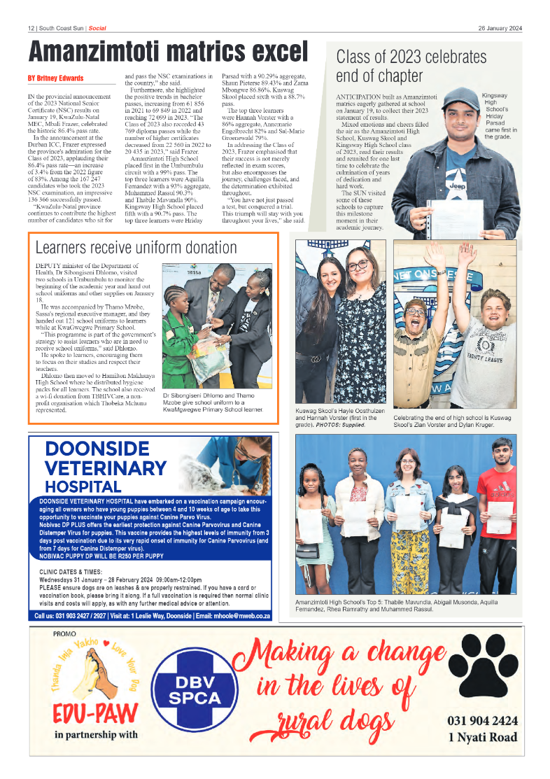 South Coast Sun 26 January 2024 page 12