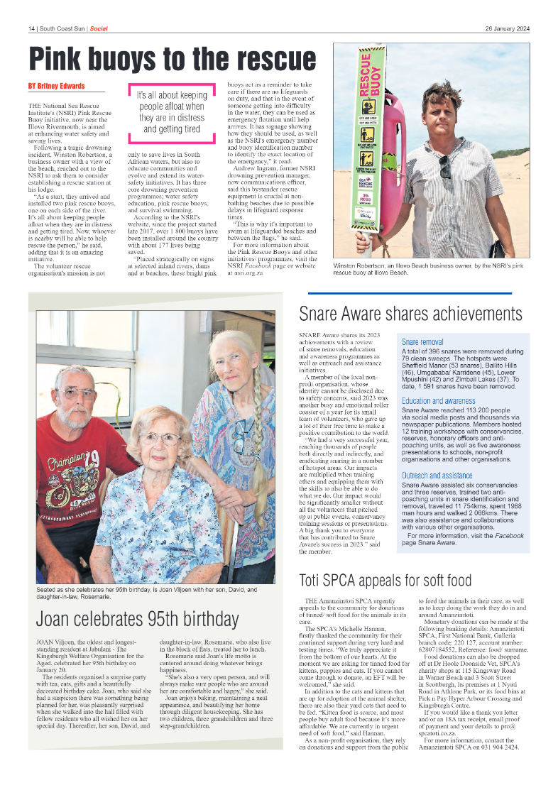 South Coast Sun 26 January 2024 page 14