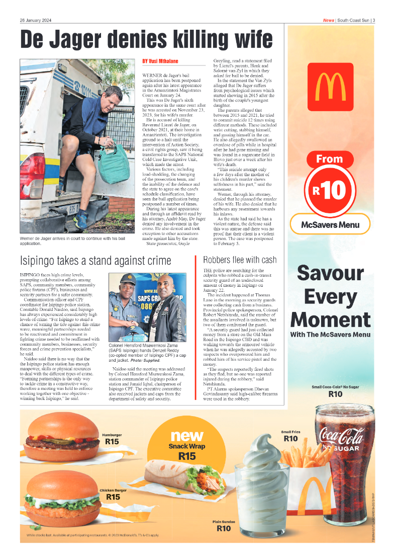 South Coast Sun 26 January 2024 page 3