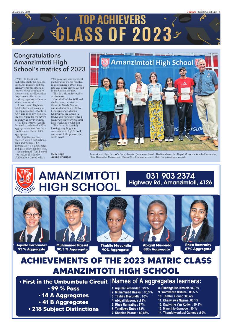 South Coast Sun 26 January 2024 page 5