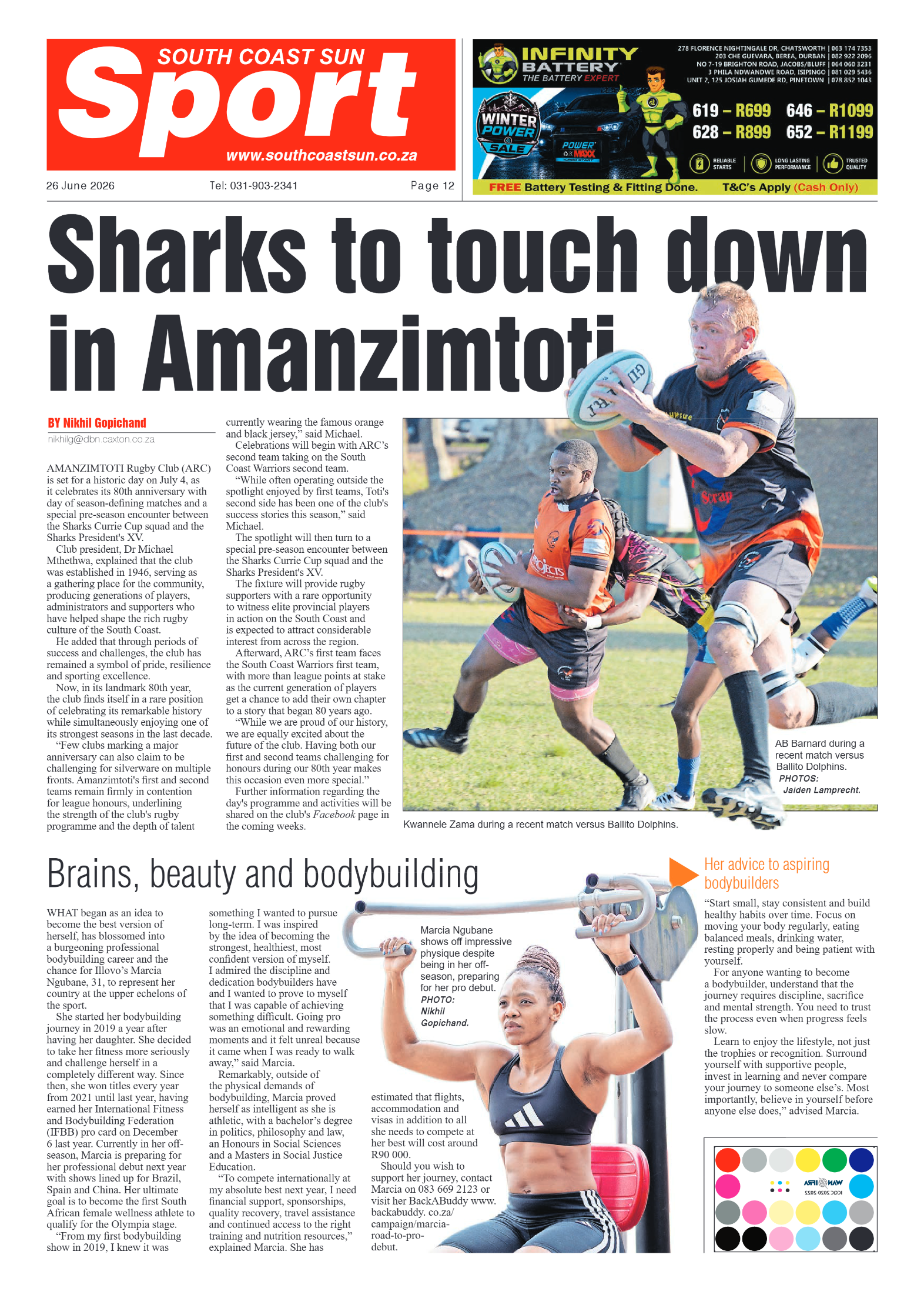 South Coast Sun 26 June 2026 page 12