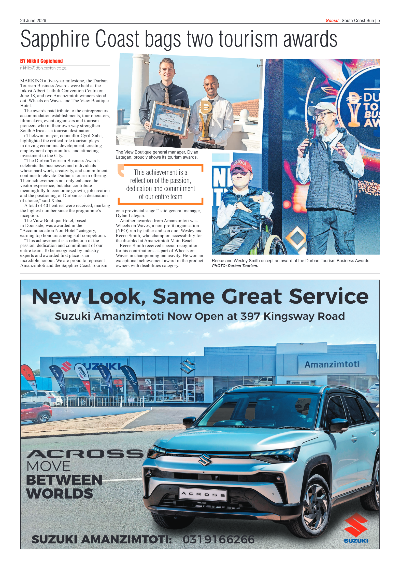South Coast Sun 26 June 2026 page 5