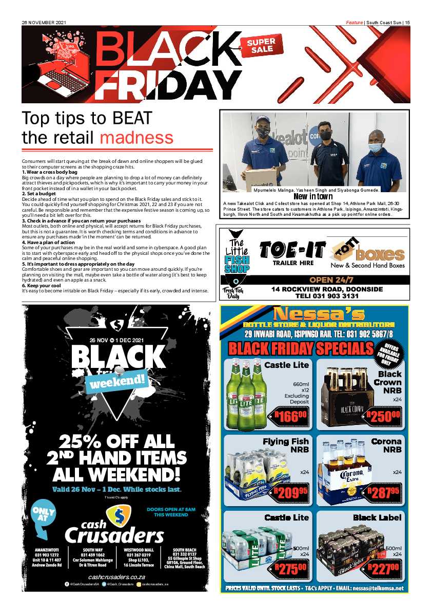 South Coast Sun 26 November 2021 page 15