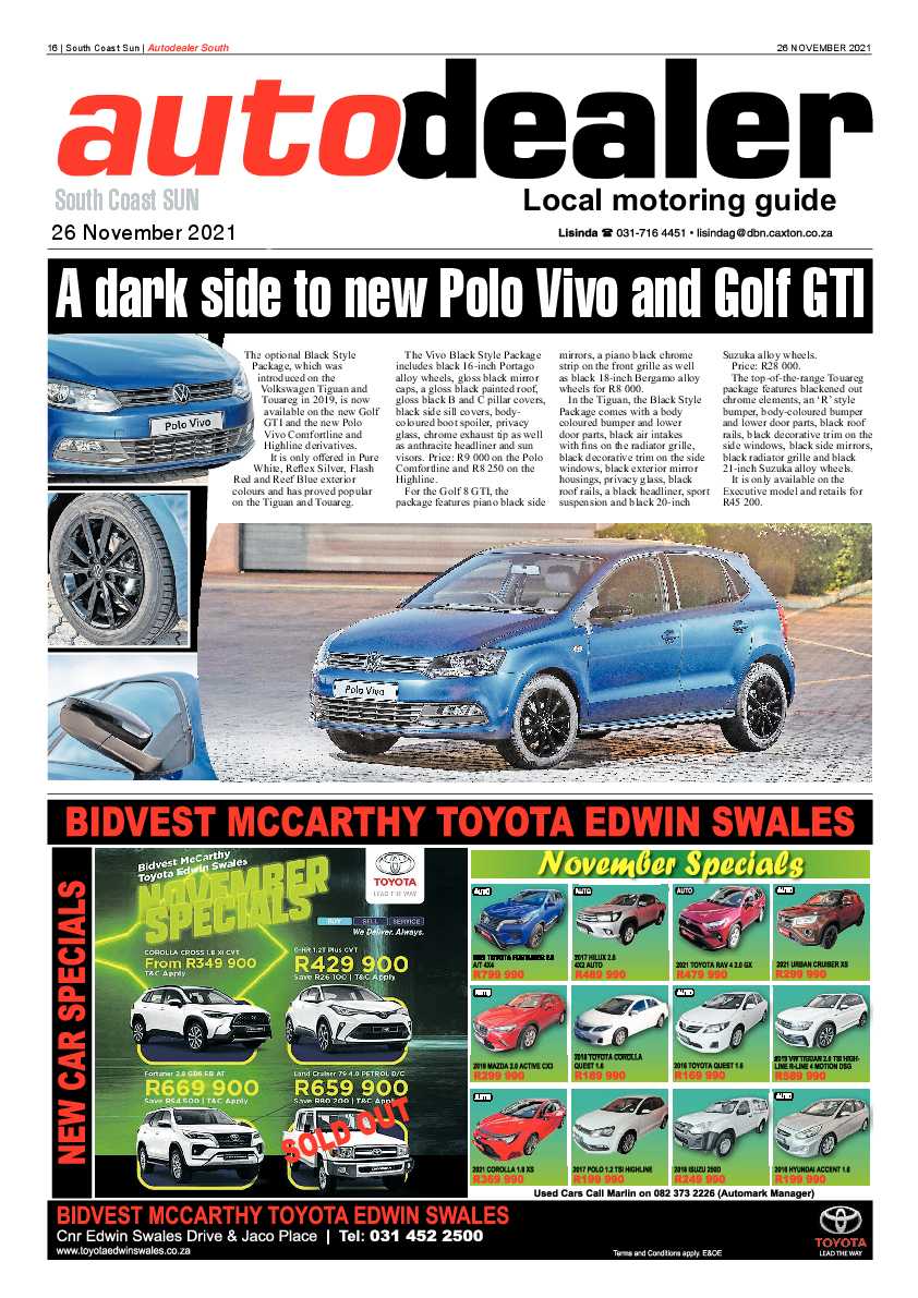 South Coast Sun 26 November 2021 page 16