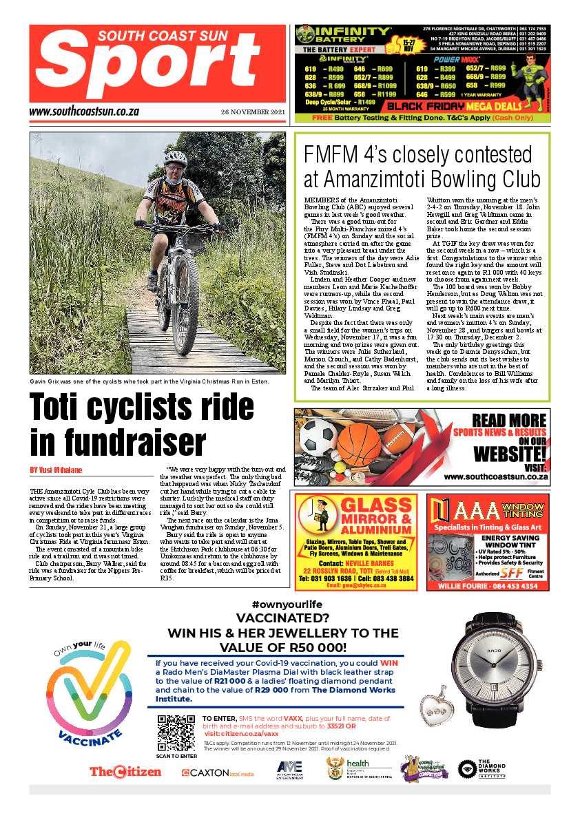 South Coast Sun 26 November 2021 page 20
