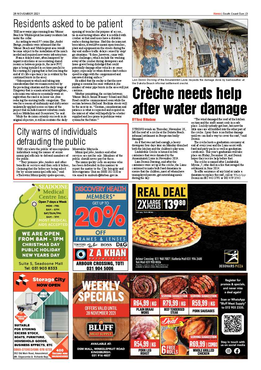 South Coast Sun 26 November 2021 page 3