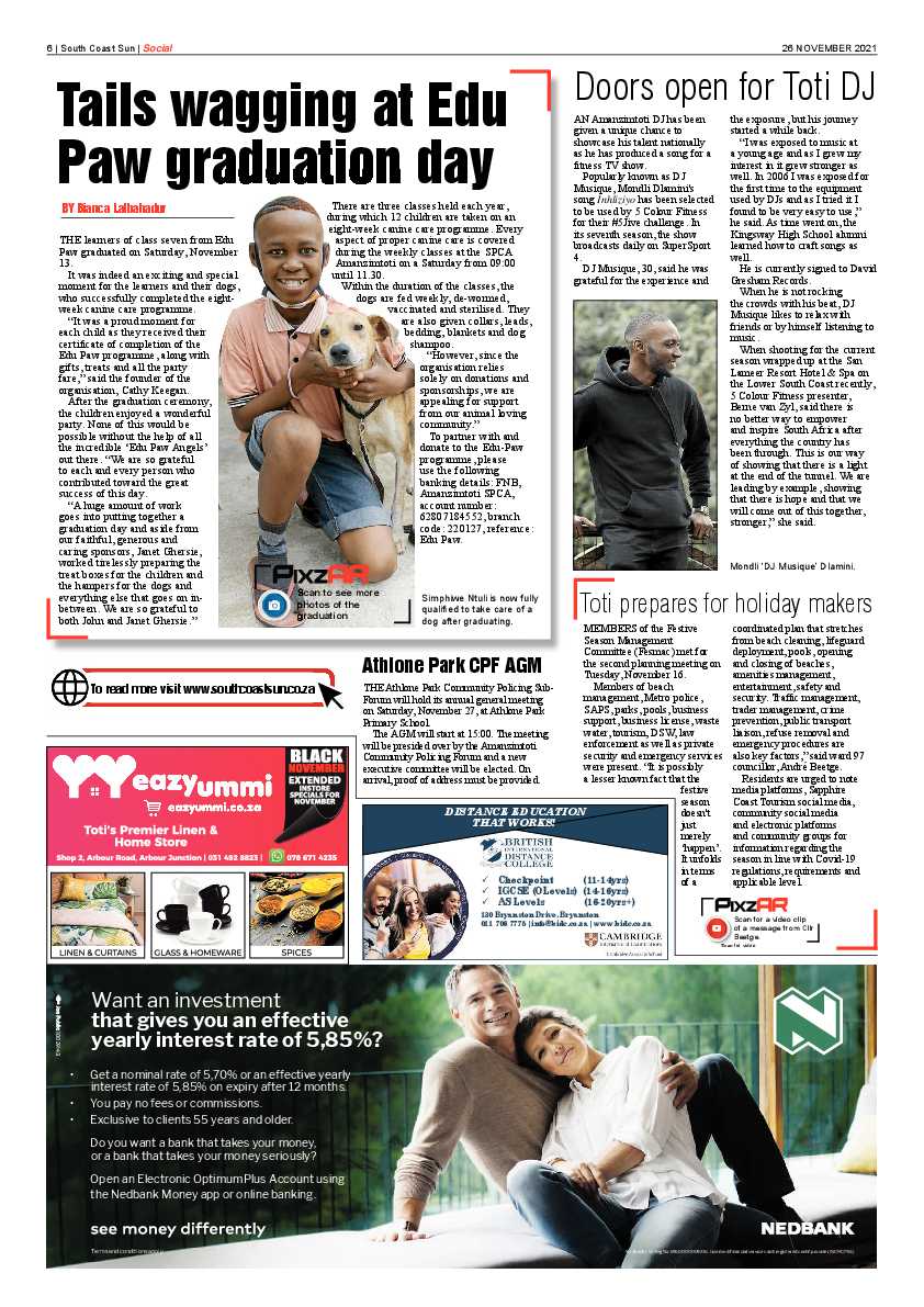South Coast Sun 26 November 2021 page 6