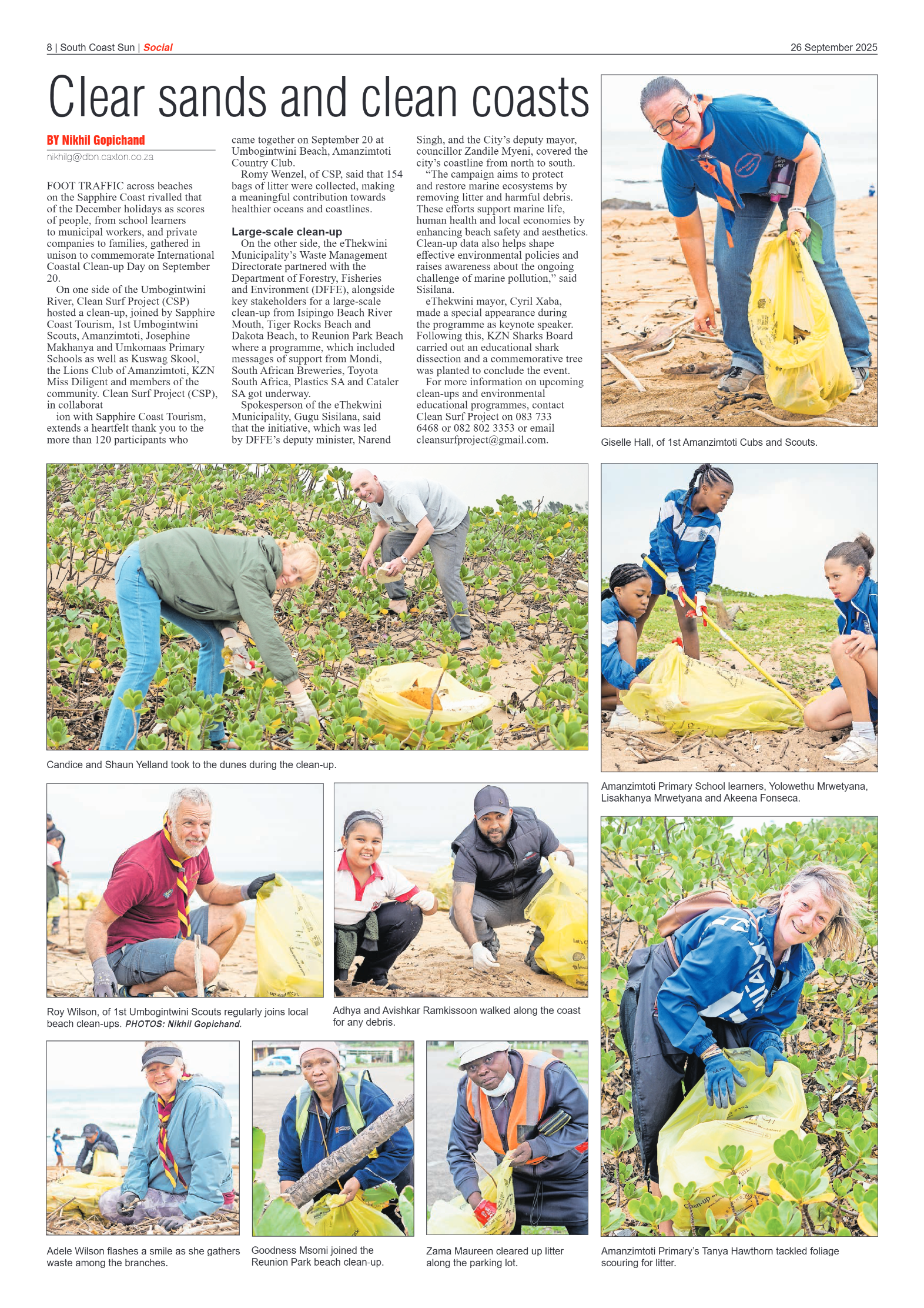 South Coast Sun 26 September 2025 page 8