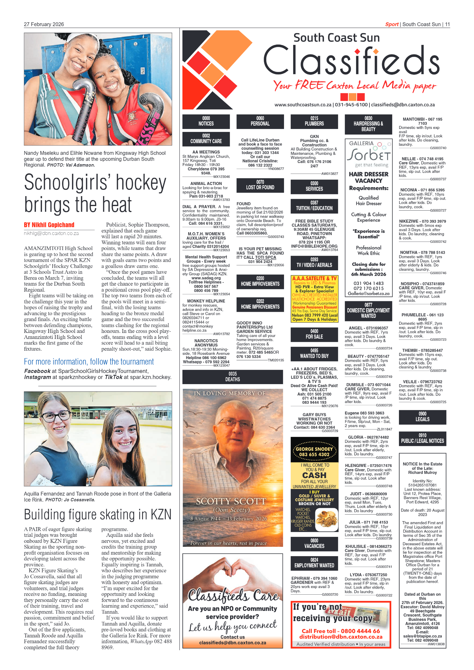 South Coast Sun 27 February 2026 page 10