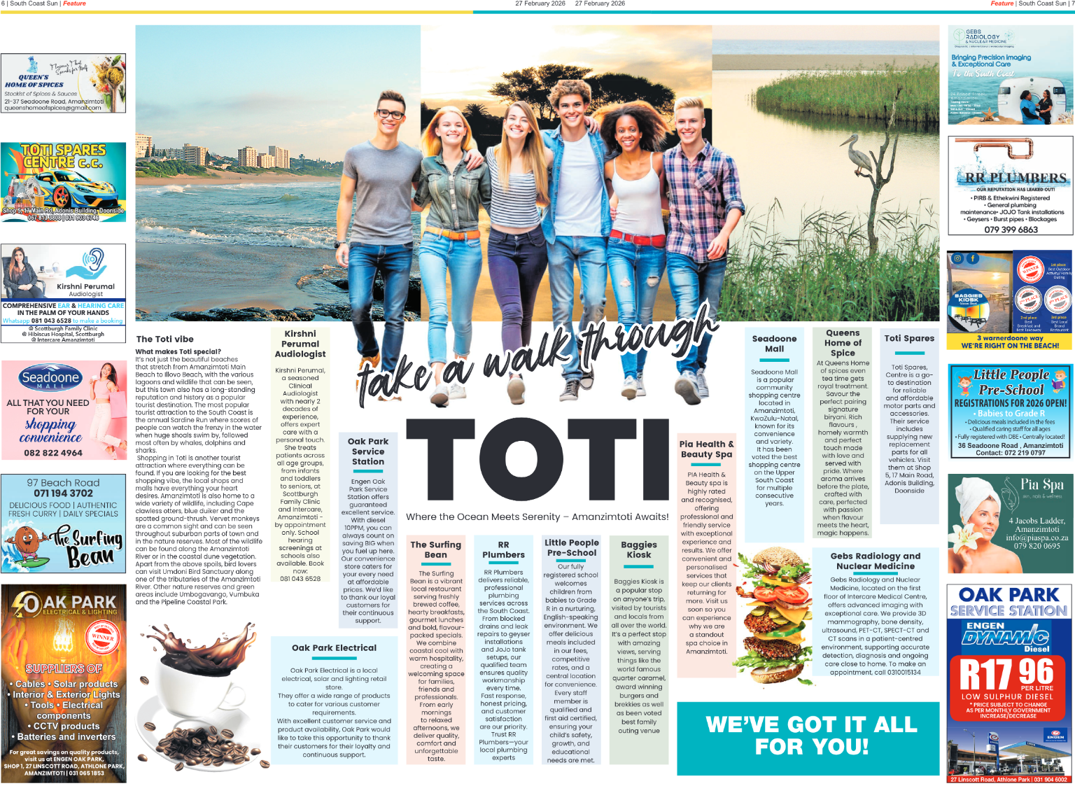 South Coast Sun 27 February 2026 page 6