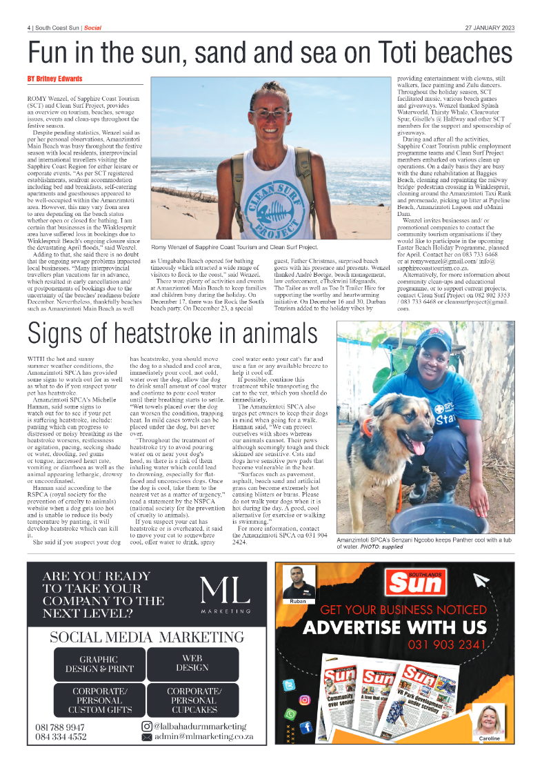 South Coast Sun 27 January 2023 page 4