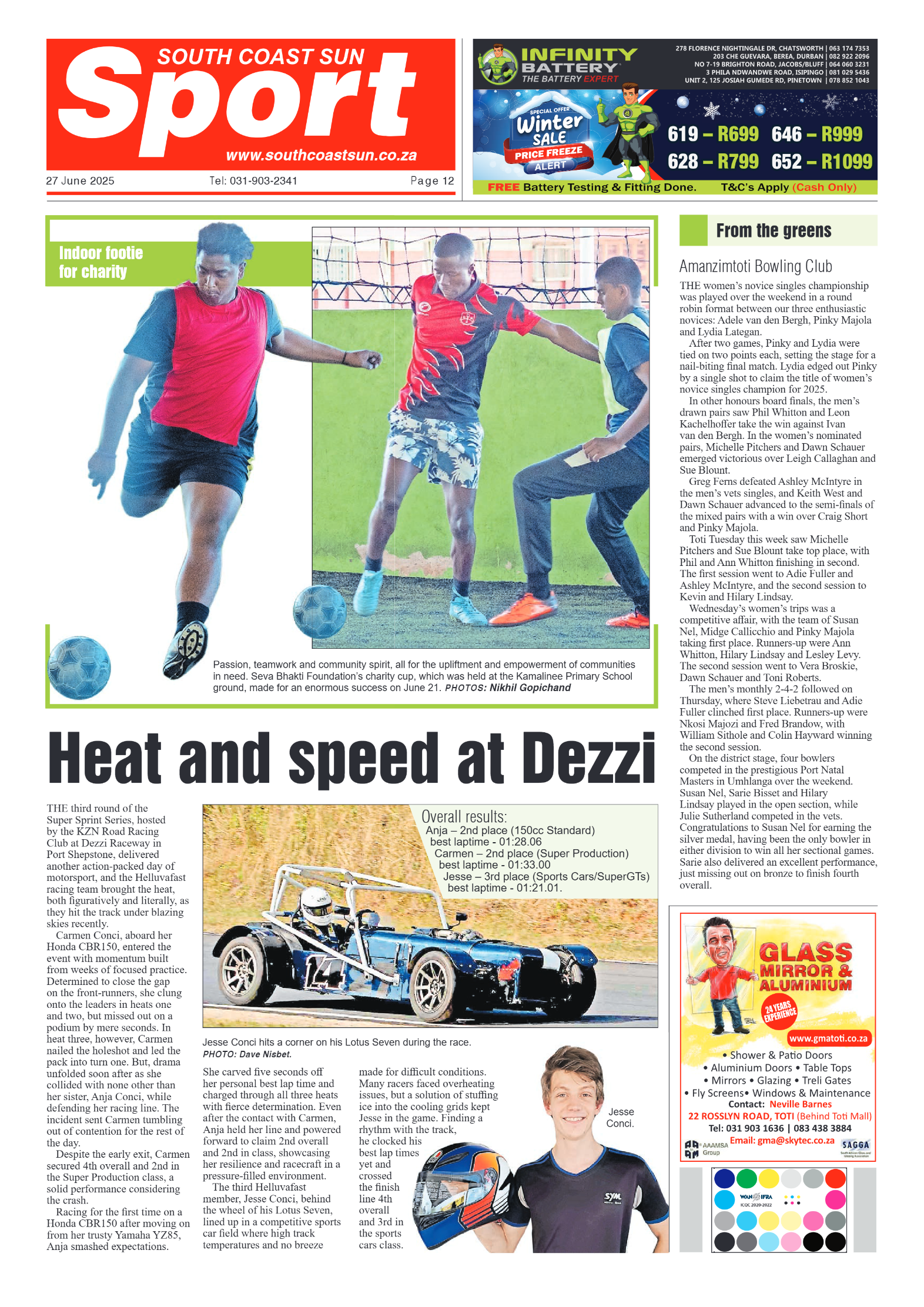 South Coast Sun 27 June 2025 page 12