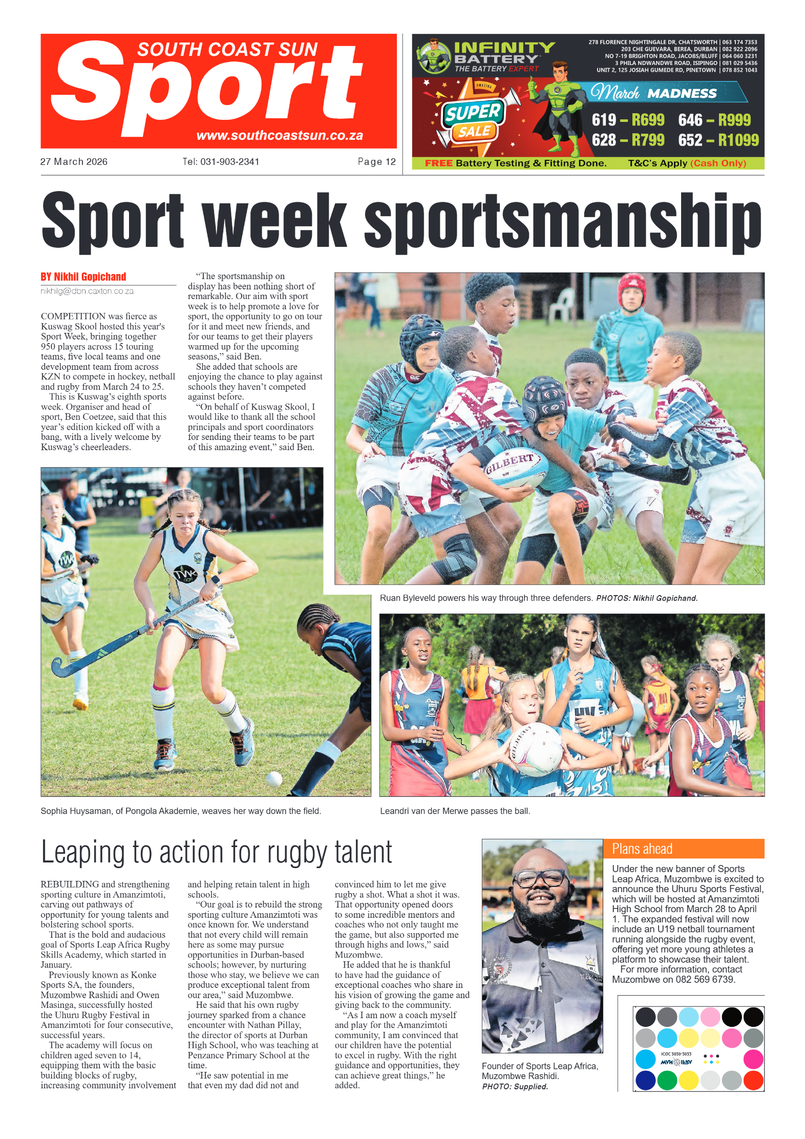 South Coast Sun 27 March 2026 page 12