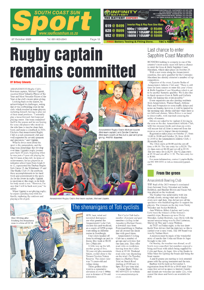 South Coast Sun 27 October 2023 page 12